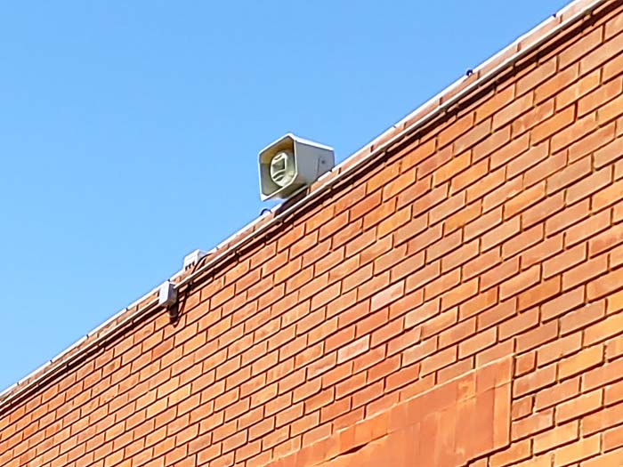 Sonorización con Megafonía de Zonas Exteriores