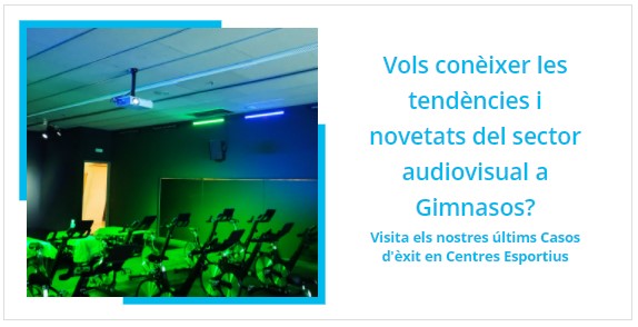 Instal·lacions Audiovisuals per Gimnasos